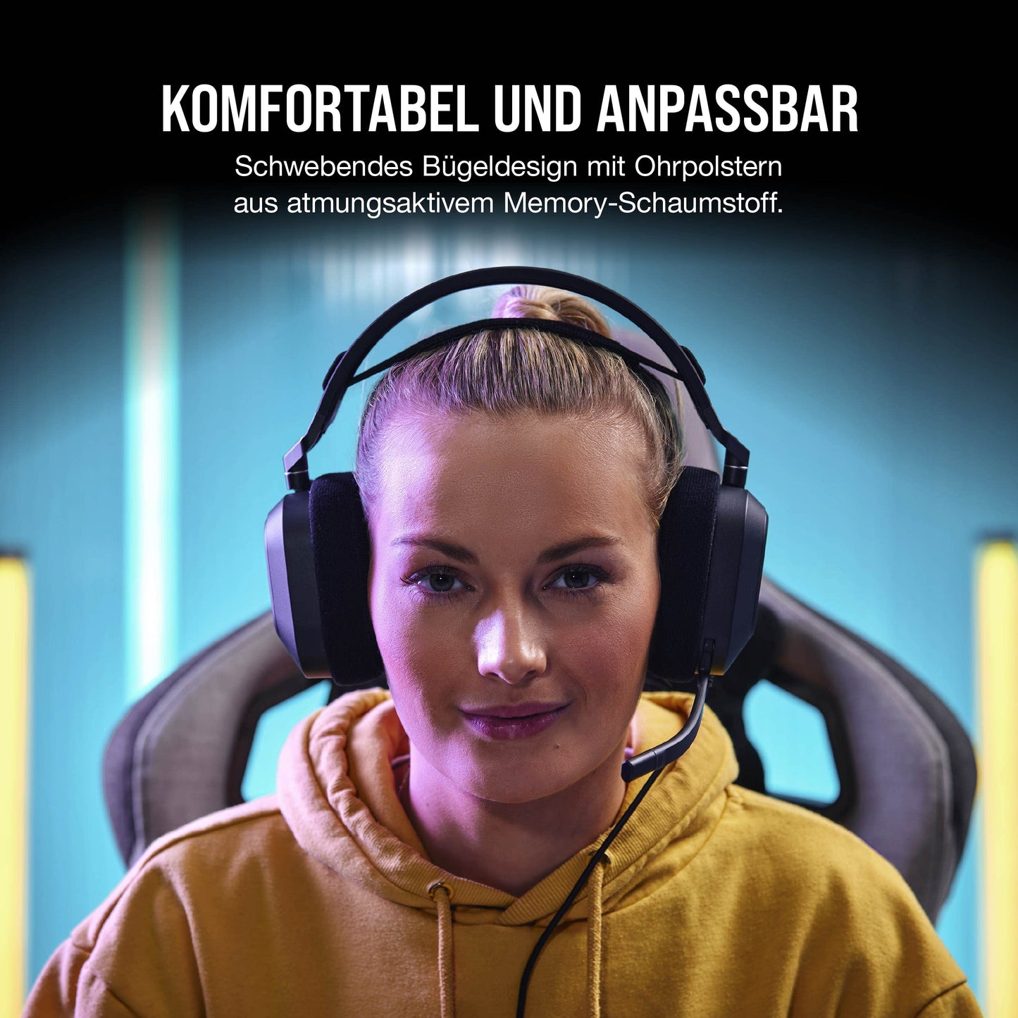 Corsair HS80 RGB USB Gaming Headset Dolby Audio CA-9011237-EU