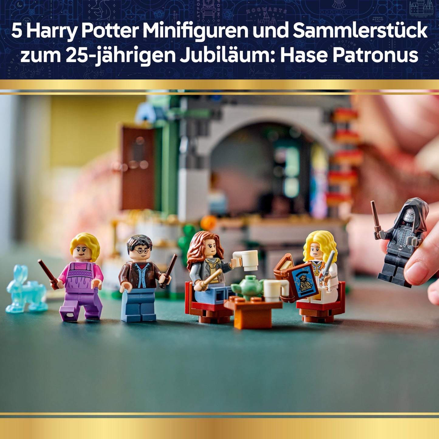 LEGO Harry Potter Luna Lovegoods House - model building with light brick and 5 minifigures - construction kit DIY decoration for the bedroom - creative gift for girls, boys and fans aged 10 and over - 76467