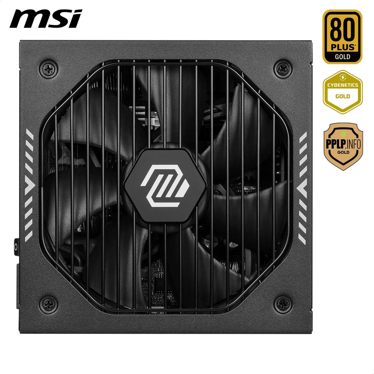 MSI MAG A650GLS PCIE5 Sursă, 650W, 80 Plus Gold, ATX 3.1, Suport GPU PCIe 5.1, 12V-2x6 nativ, Conector 12V-2x6 bicolor, Sursă ATX, Cablu modular - 306-7ZPHY11-HD8