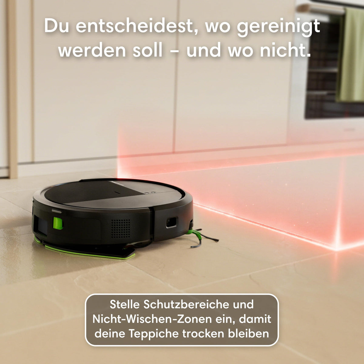 iRobot Roomba® 115 Combo Vacuum and Mopping Robot + AutoEmpty™ Dock, 15k Pa suction power, brushes and mopping pad included, navigation with Clearview™ LiDAR, Black - Y454040