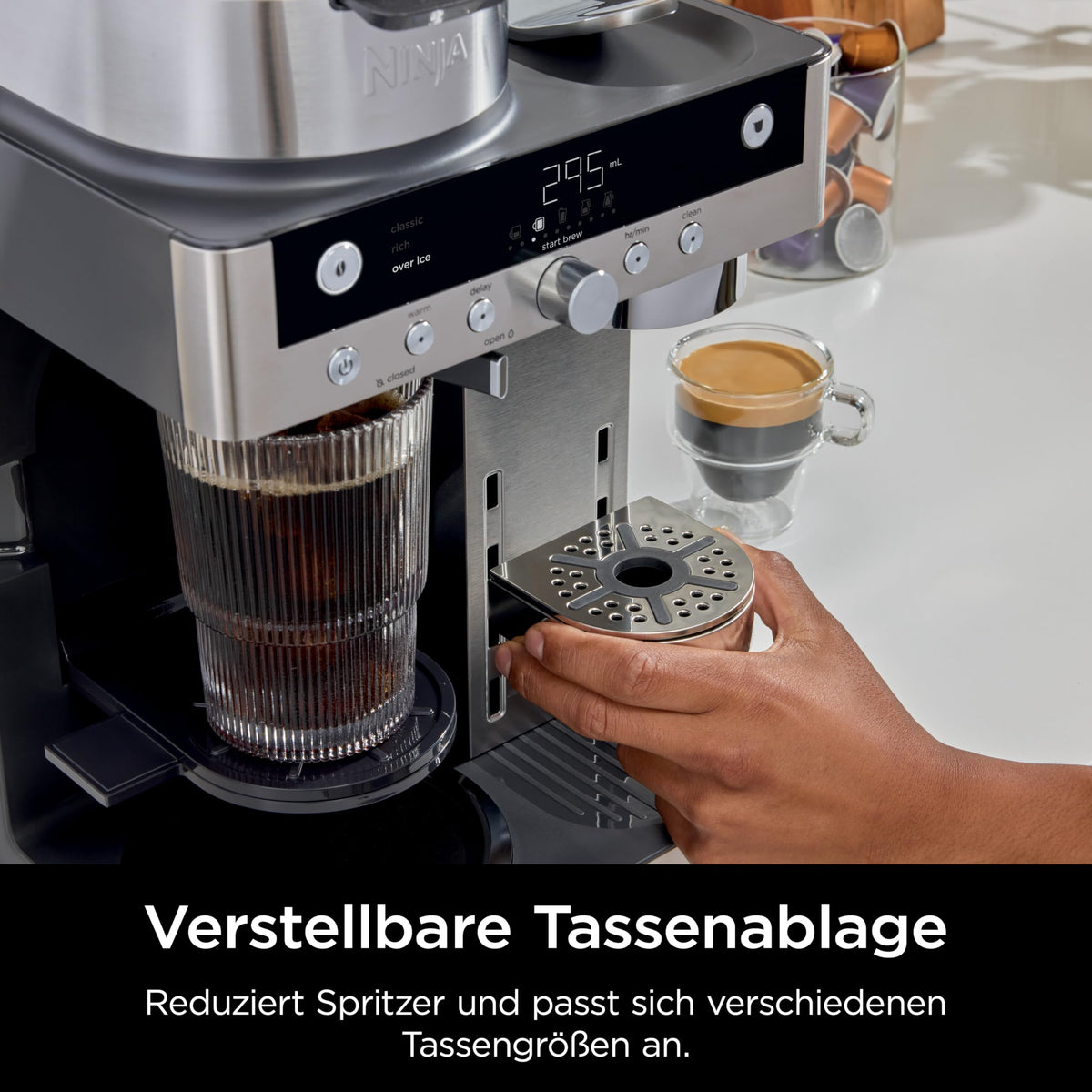 Ninja Prestige 2-in-1 aparat de cafea cu filtru și capsule, negru - CFN802EU