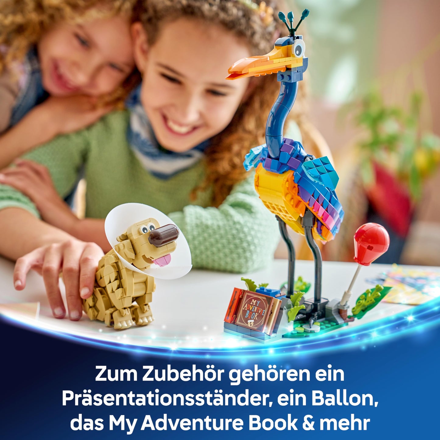 LEGO ǀ Disney and Pixar Kevin and Dug - toy golden retriever dog & exotic bird - DIY decoration for the children's room - birthday gift for girls aged 9 and up & fans of the film Above - 43290