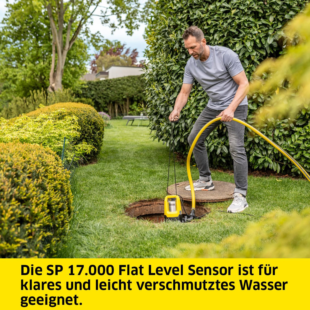 Kärcher SP 17.000 Flat Level Sensor flat suction submersible pump - 1.645-840.0