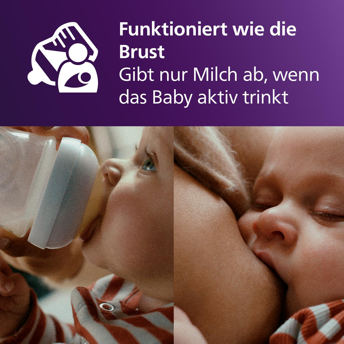 Philips AVENT Baby Bottles with AirFree Valve, Gift Set for Newborns – 4 Baby Bottles, ultra-soft Pacifier, and Bottle Brush, suitable for babies from 0–12 months and older (Model SCD657/11)