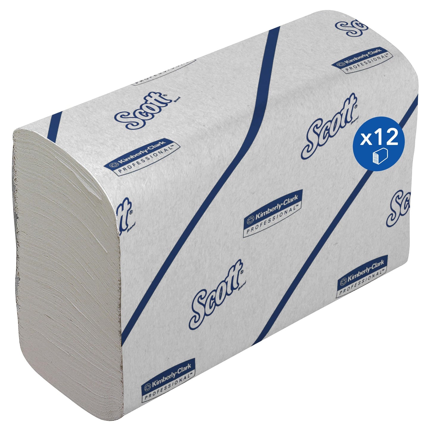 Scott Essential paper towels, 2-ply white narrowfold towel paper, made from FSC-certified paper, 12x 220 paper towels (2,640 in total), item no. 6603
