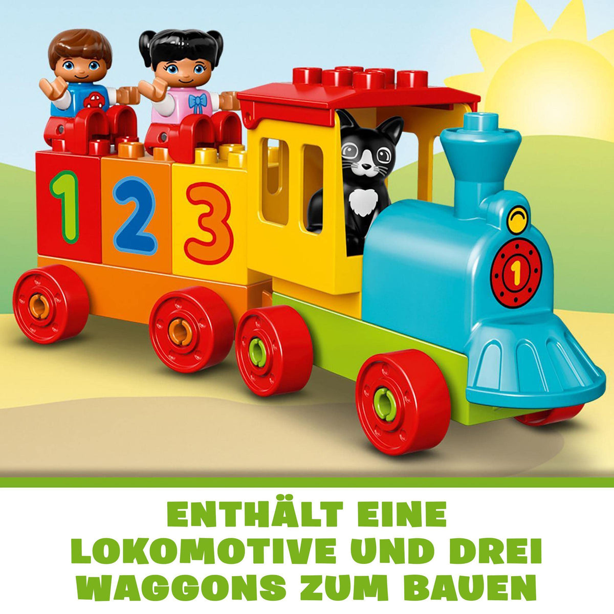 LEGO 10847 DUPLO Number Train, Baby Toy, Train, Children's Toy for ages 1.5 and up, award-winning educational toy, motor skills toy