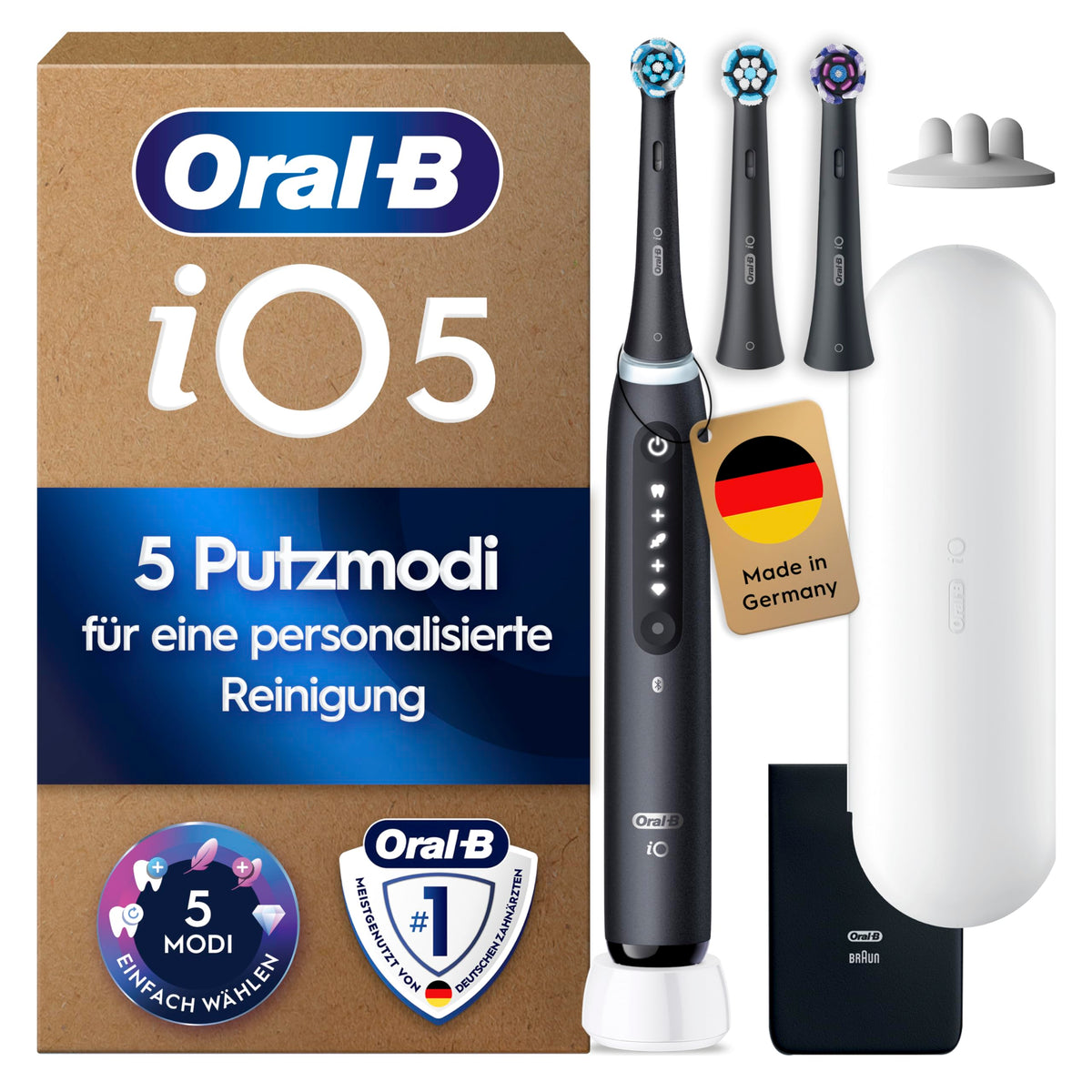 Oral-B iO Series 5 Electric Toothbrush, Black - 8700216635882