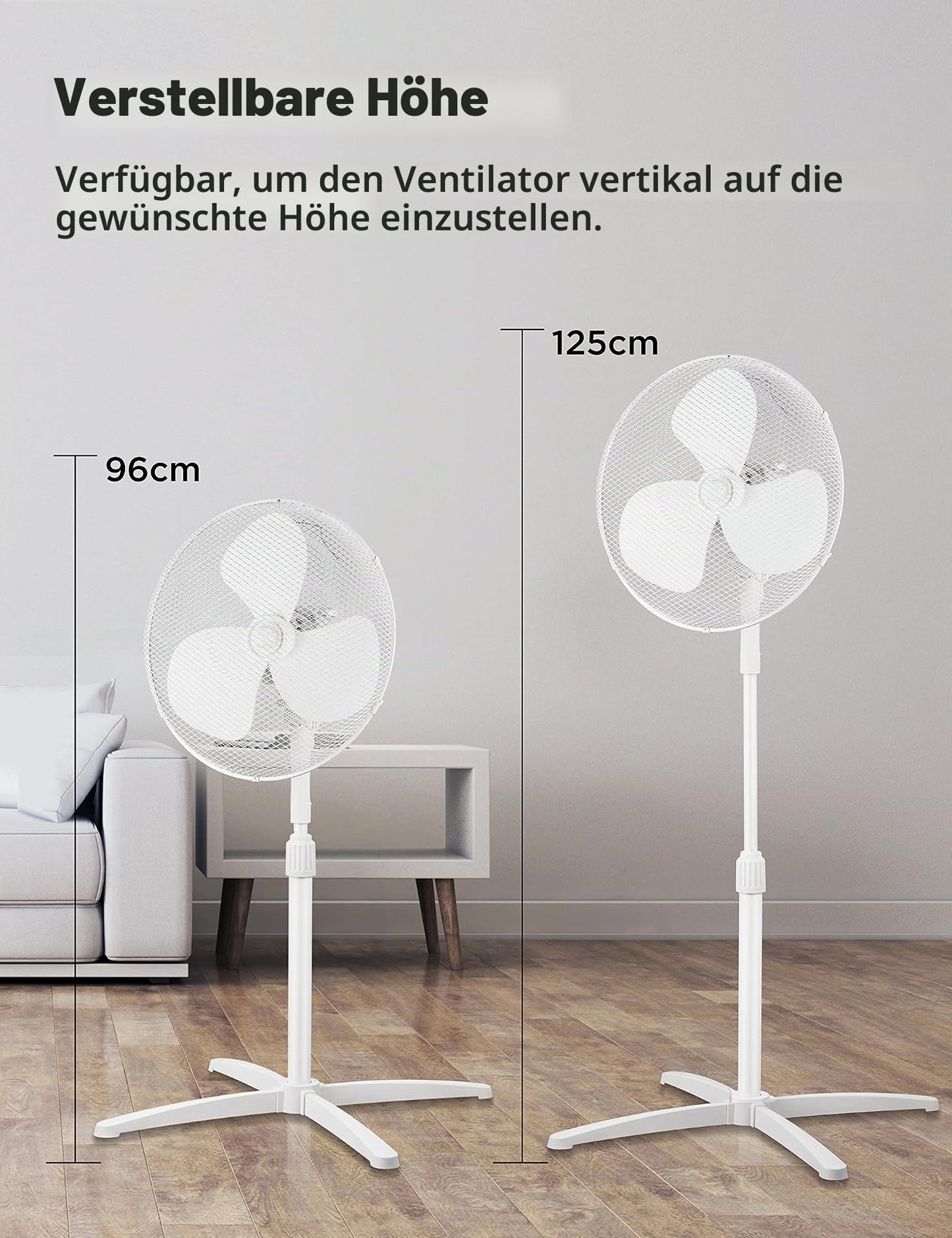 ALL SHOP - Midea FS40-20M Stand Fan 3000 adjustable fan D.40 cm