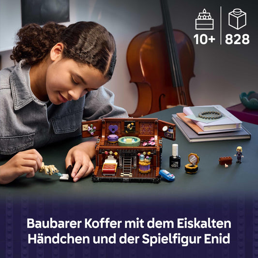 LEGO Wednesday - The Ice-Cold Hand's Apartment - Building toy with Enid minifigure, little hand figure & accessories - Playset gift for girls, boys & series fans aged 12 and over - 76785