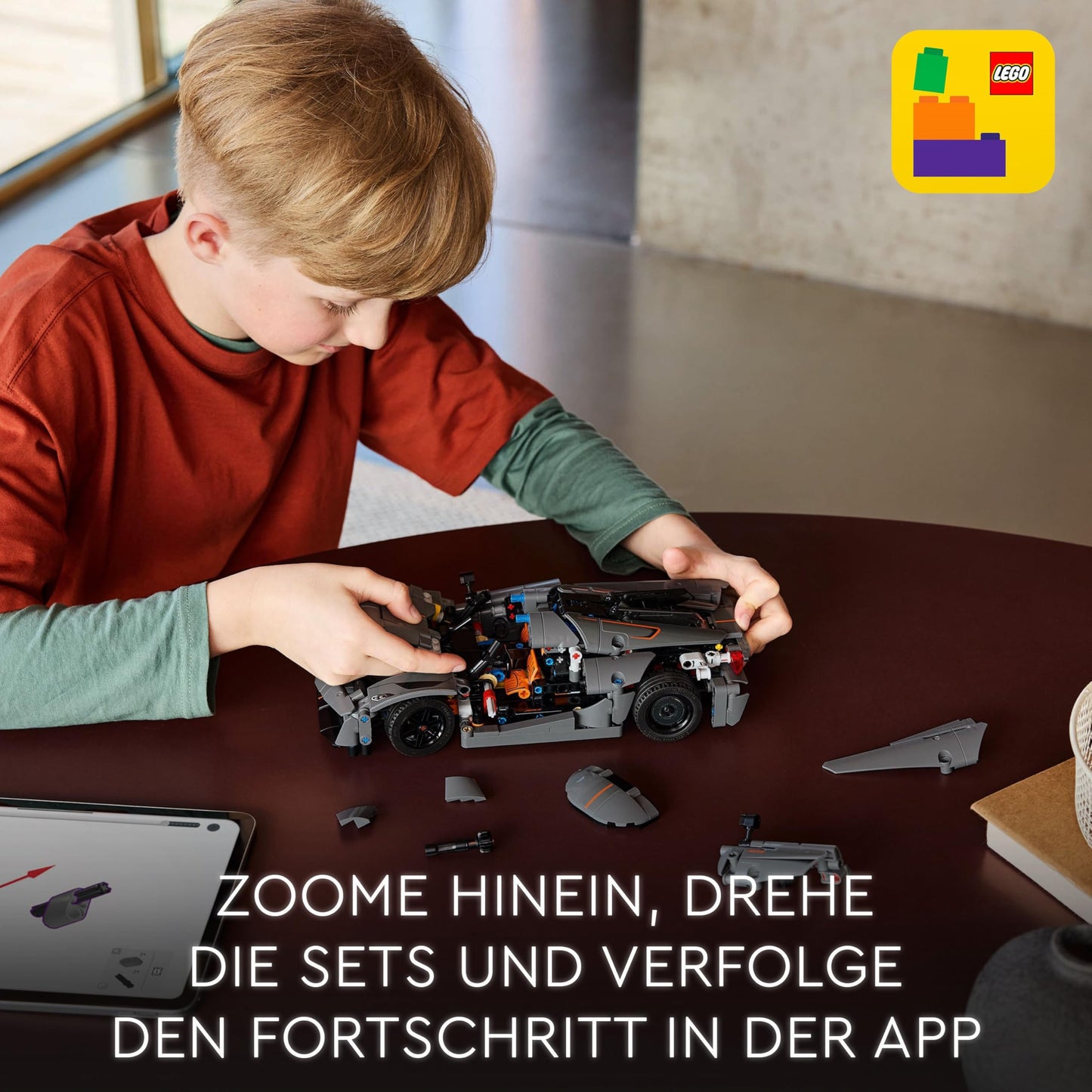 LEGO Technic 42173 Hypercar Koenigsegg Jesko Absolute Gray Building Set