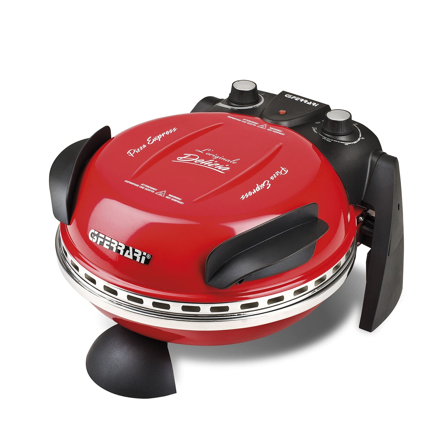 G3 Ferrari G10006 Pizza External Pleasure, Oven Pizza, 33.5 x 20 x 35 (L x H x P) cm, 1200 W, 400°C, Red - G1000602