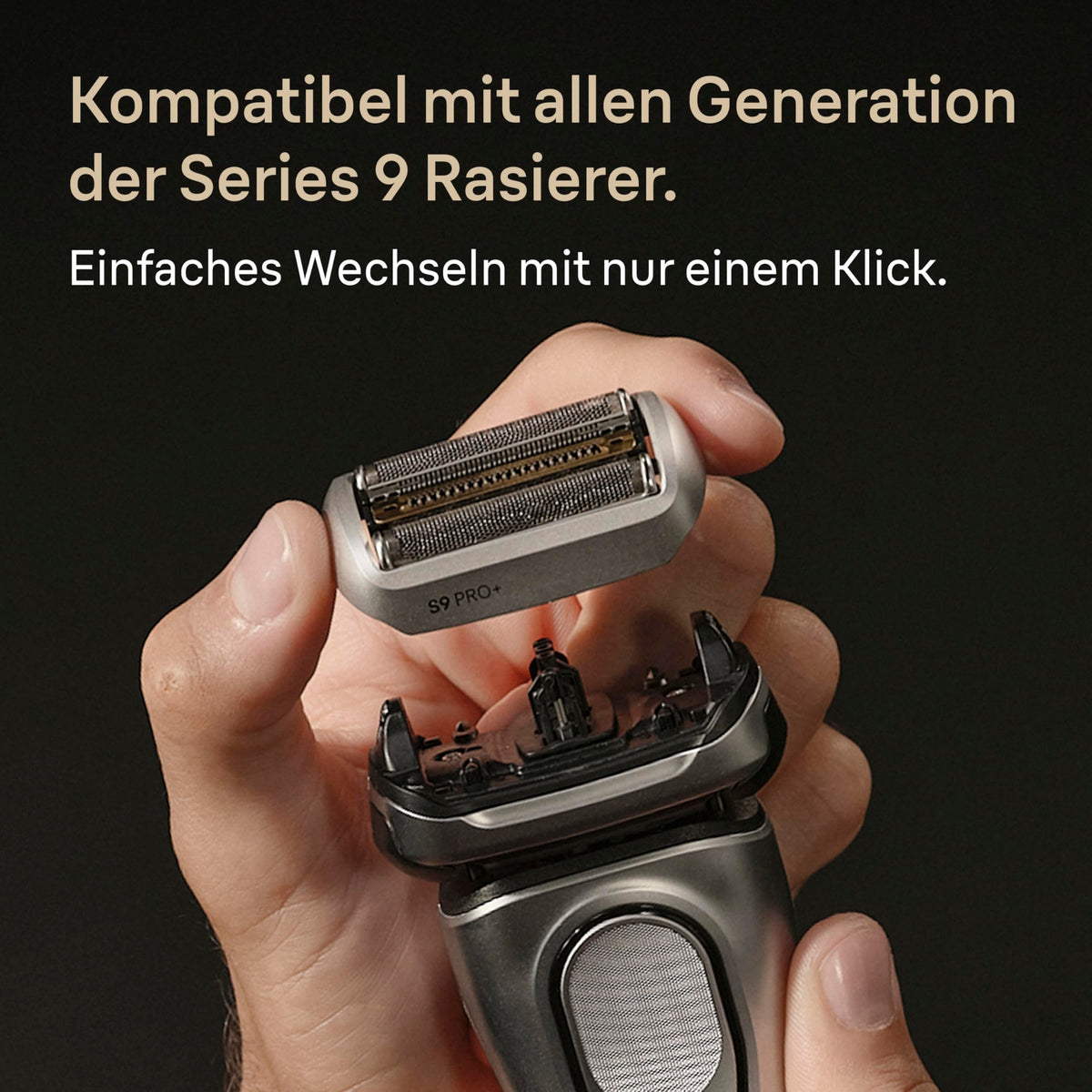 Braun Series 9 PRO+ Cap de ras original 96M, argintiu