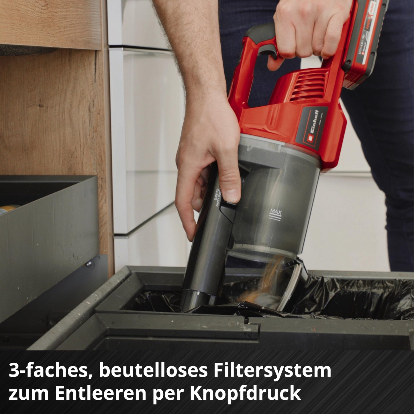 Einhell cordless stick vacuum cleaner TE-SV 18 Li (1x4.0Ah) Power - 2347187