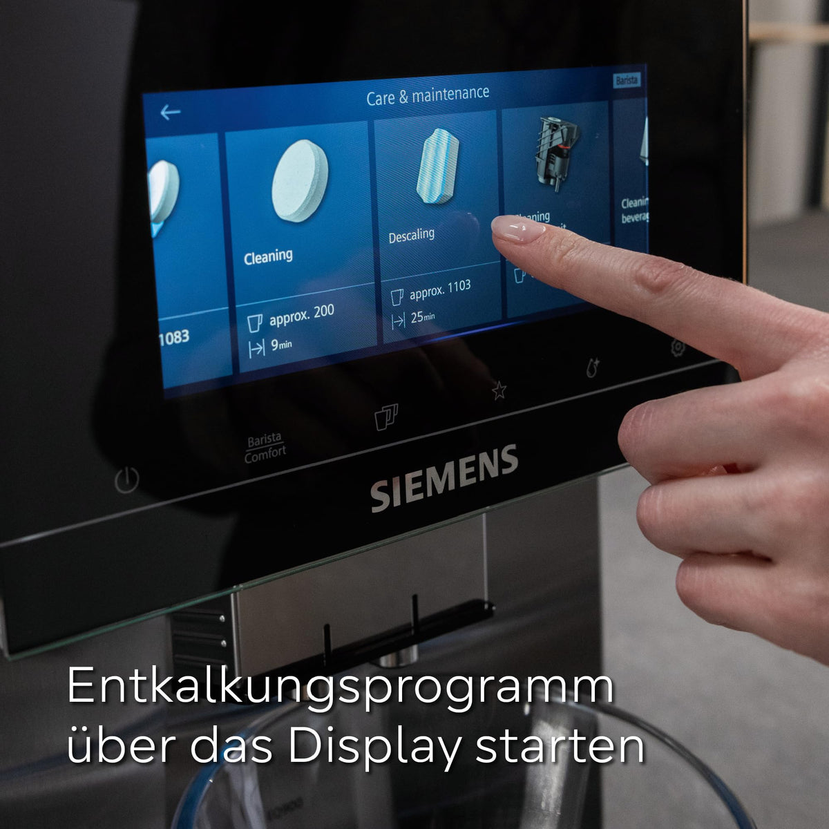 Siemens Multipack TZ80032A, 9 descaling tablets, protects against corrosion, suitable for EQ series fully automatic coffee machines as well as built-in fully automatic machines.