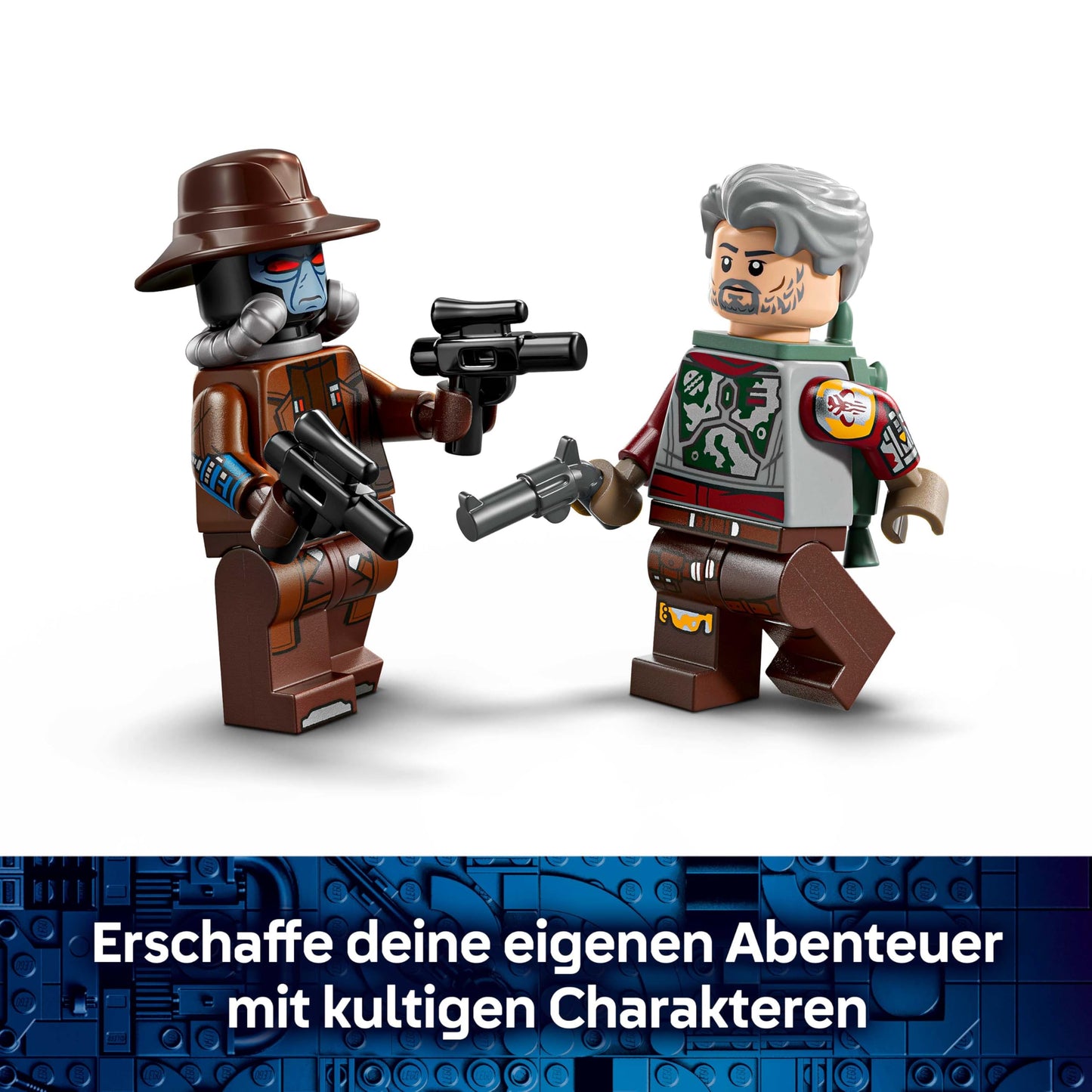 LEGO Star Wars 75437 Cobb Vanth's Speeder - including Cobb Vanth & Cad Bane minifigures as well as blaster & jetpack - gift for boys aged 7 and up and fans of The Mandalorian