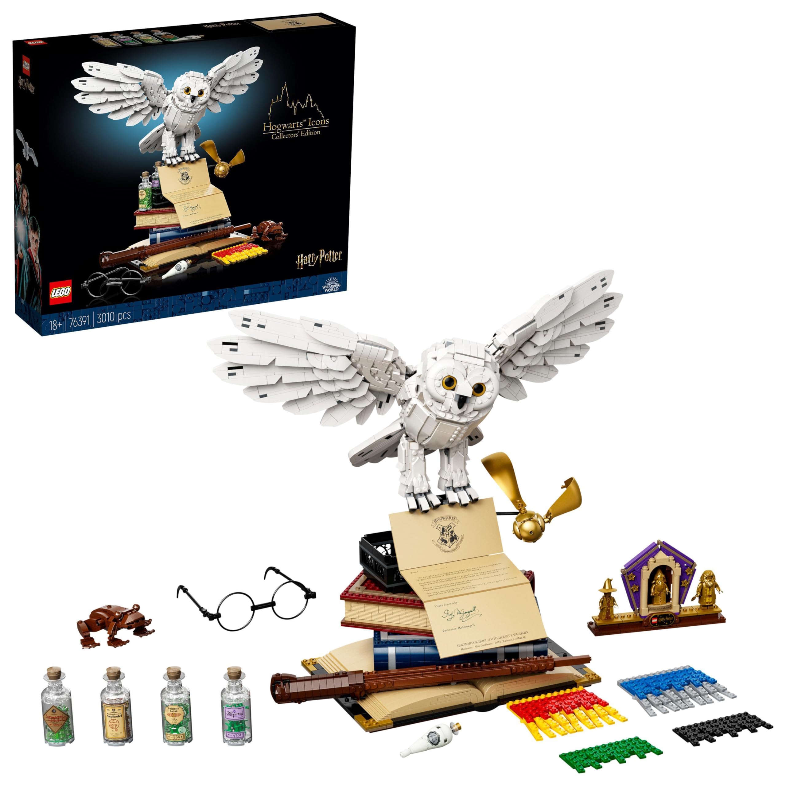 LEGO Harry Potter Hogwarts Icons Collector's Edition Collector's Edition, Ages 16+, 3010 Pieces (76391)