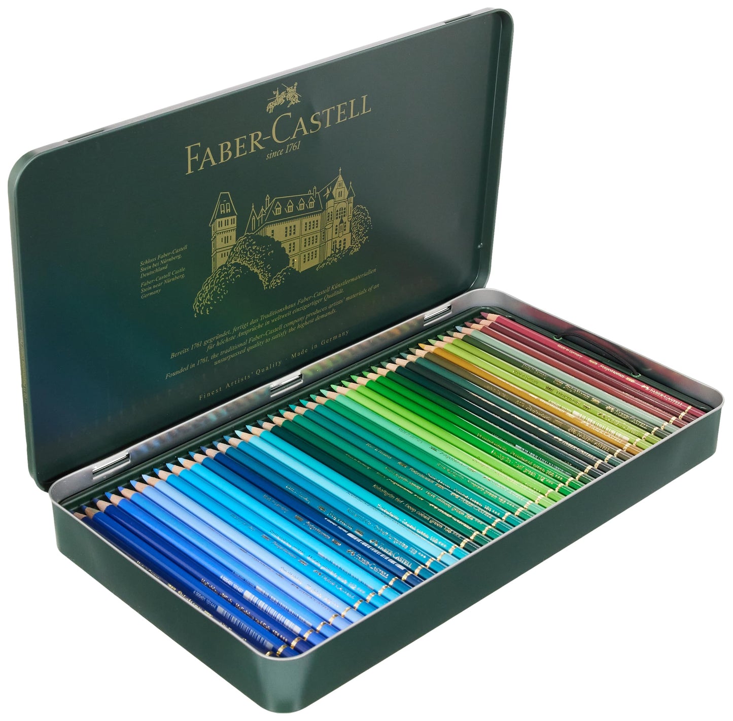 Faber-Castell - Polychromos colored pencils set 120 colors metal case - FC110011
