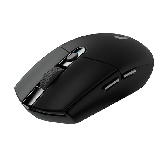 Logitech G G305 Lightspeed wireless gaming mouse with Hero 12K DPI sensor, wireless connection, 6 programmable buttons, 250 hours of battery life, lightweight, PC/Mac - black - 910-005283