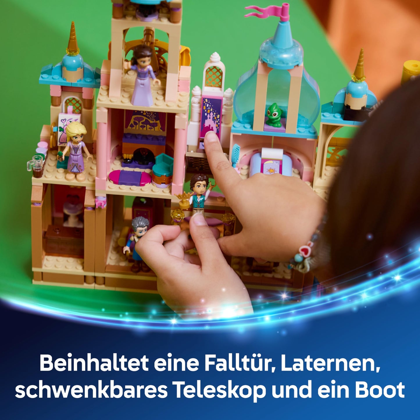 LEGO ǀ Disney Princess Rapunzel's Castle - exhibition model with 4 mini dolls, Pascal figure and accessories - birthday gift for girls aged 6 and over and fans of Rapunzel - newly released - 43297