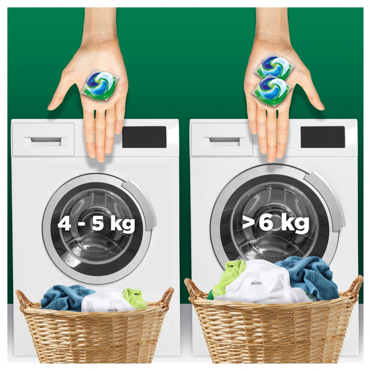 Ariel Pods Universal+ detergent, 120 spălări - 8006530329354