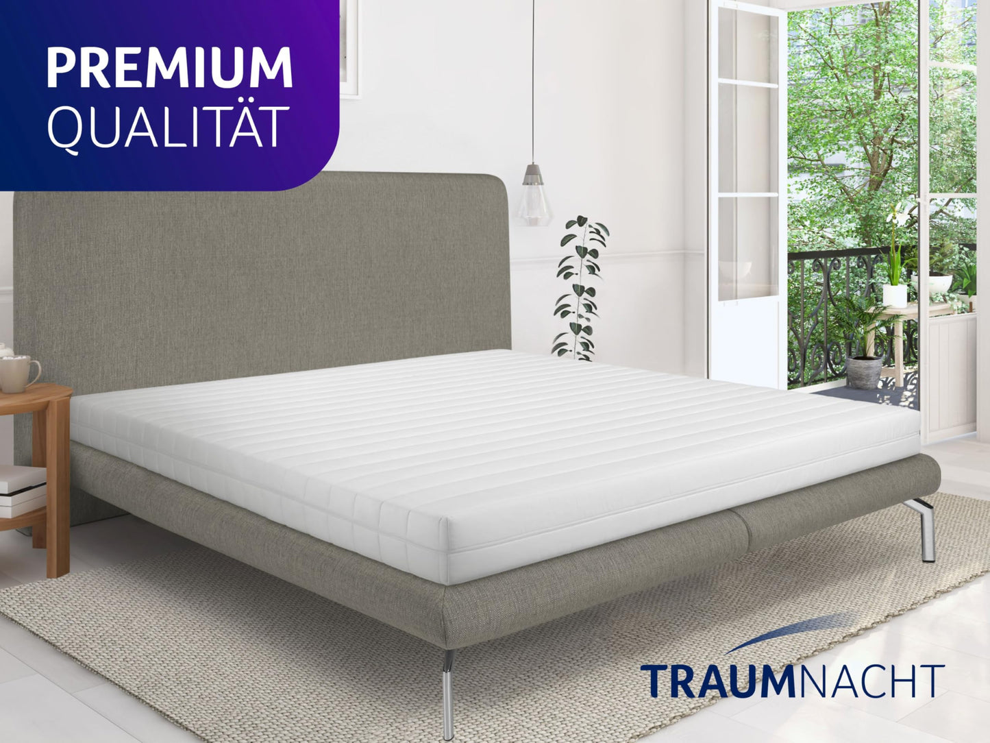 Dream Night Easy Comfort cold foam mattress 90x190 cm | H2 soft | Ergonomic & breathable | Oeko-Tex certified | 11 cm height | Hypoallergenic & Antibacterial | German quality standard - 03900900128