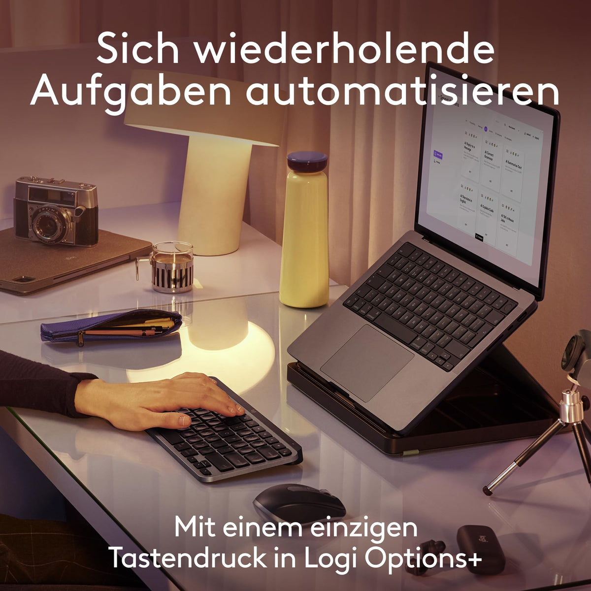 Logitech MX Keys Mini pentru Mac – tastatură wireless minimalistă - 920-012645
