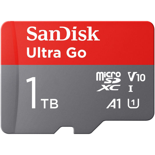 SANDISK 64 GB Ultra Go Micro SDXC memory card + SD adapter - SDSQUVC-1T00-GZ6MA
