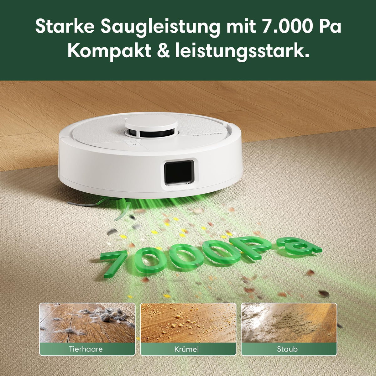 iRobot Roomba Mini Vacuum Robot with Mopping Function, AutoEmpty Base, LiDAR - F155240