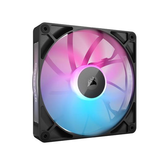 CORSAIR iCUE LINK RX140 RGB ventilator PWM de 140 mm – pachet unic, negru - CO-9051019-WW