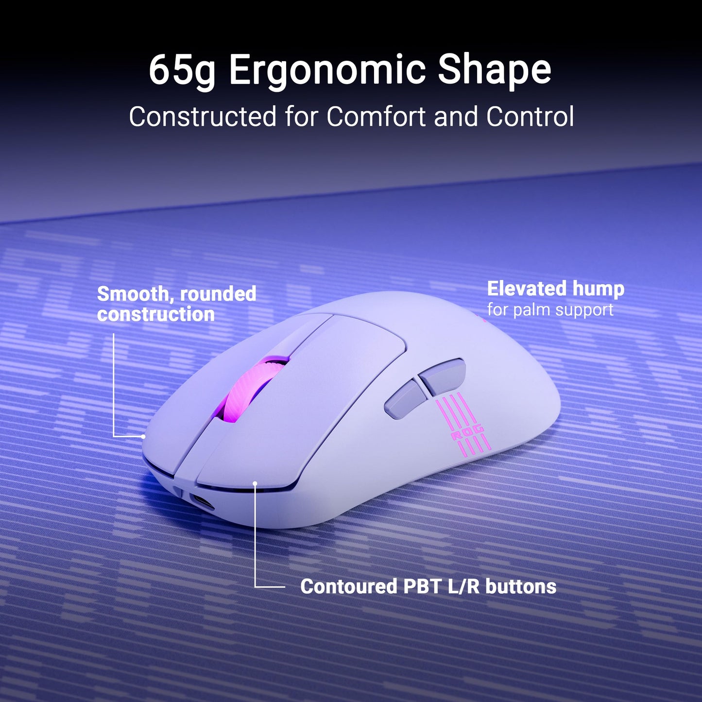 ASUS ROG Keris II Origin White 90MP04A0-BMUA10