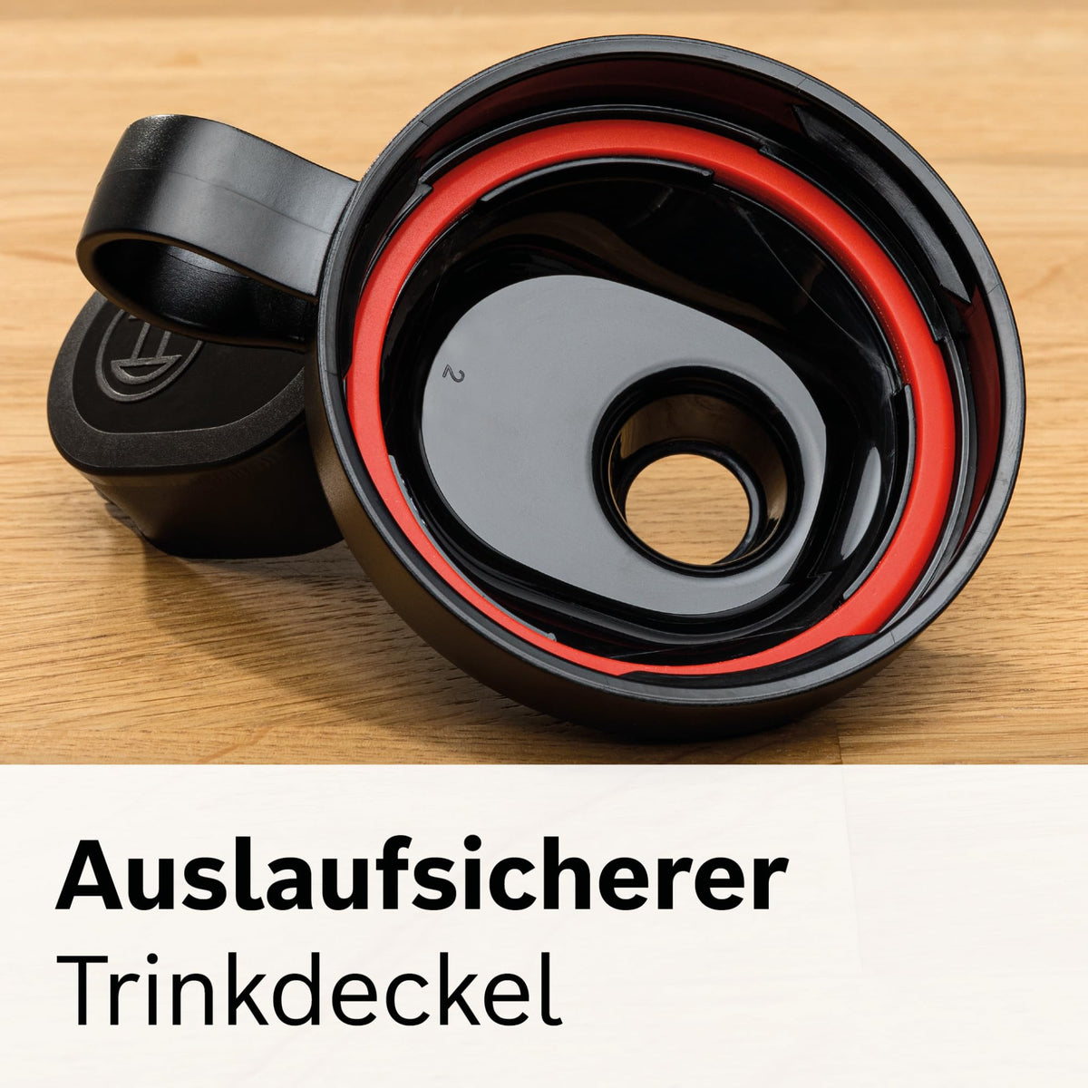 Set de accesorii Bosch MMZBTK1B din sticlă ToGo și cuțit, pentru robotul de bucătărie OptiMUM/Serie 6 / Serie 8, blenderul vertical VitaPower Serie 4 / Serie 2, 600 ml, rezistent la șocuri, cu capac, lavabil în mașina de spălat vase.