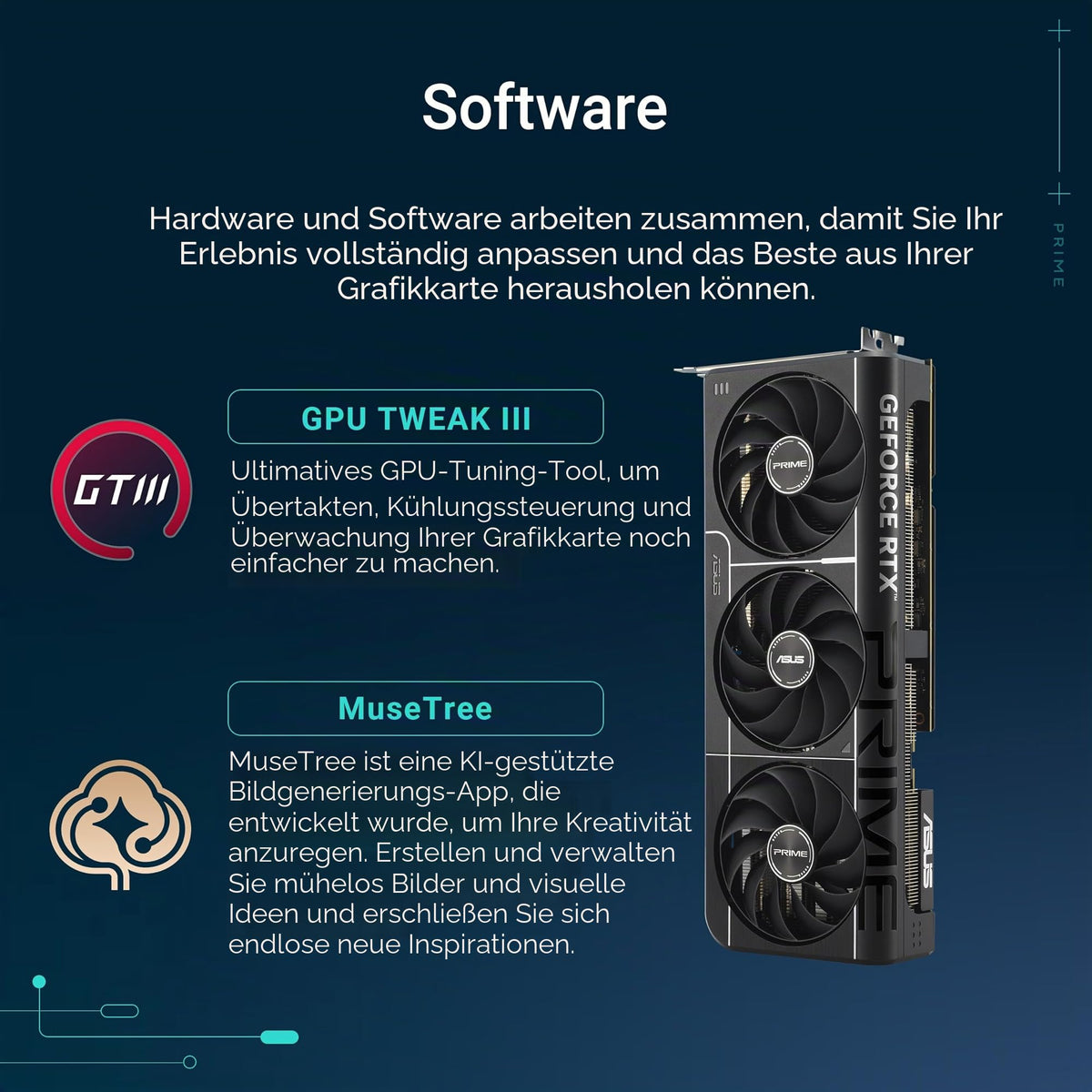 Placă grafică pentru jocuri ASUS Prime GeForce RTX 5070 12GB GDDR7 OC Edition - 90YV0M10-M0NA00