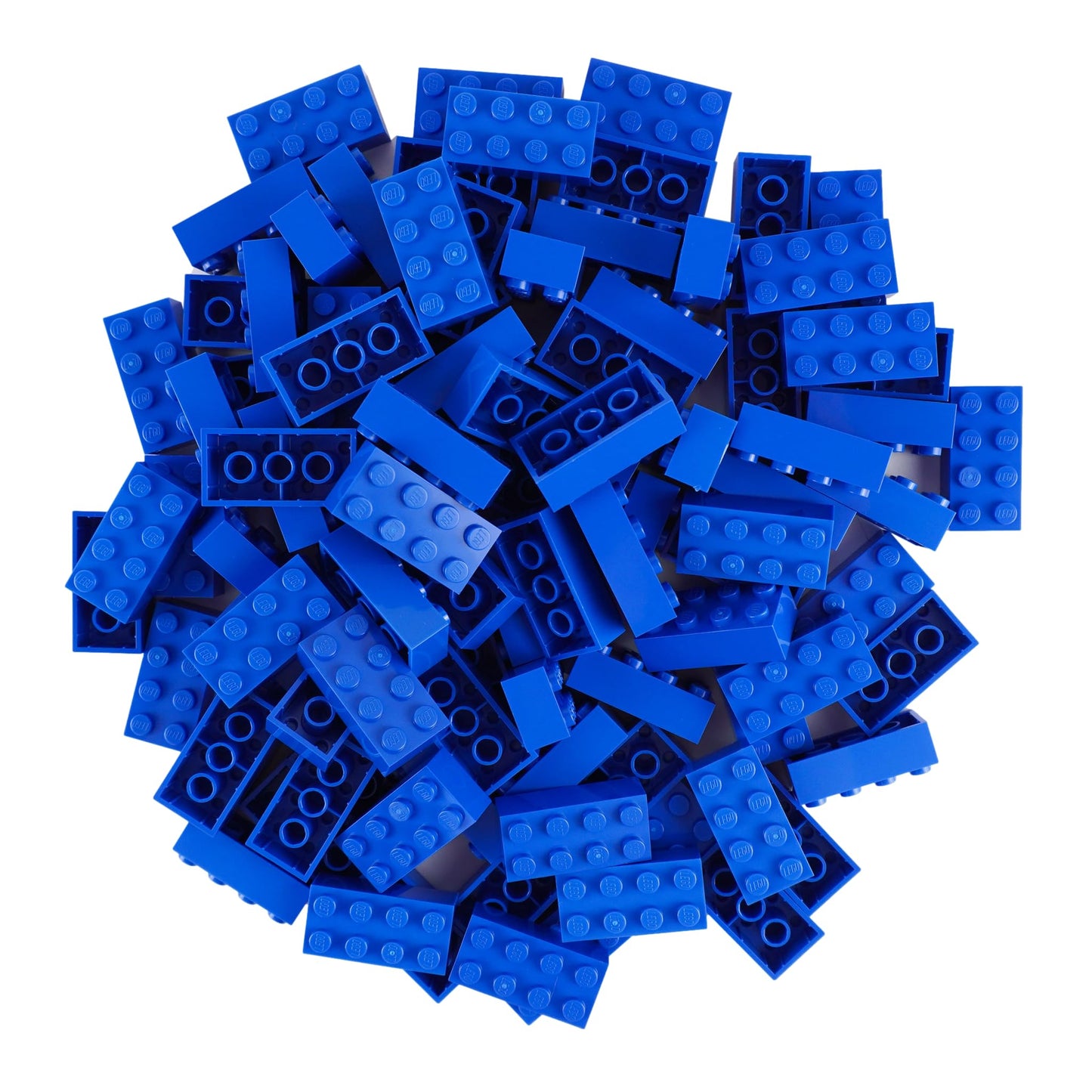 LEGO® Classic Basic 3001 2x4 Blue Building Blocks - 50 pieces Blue - Perfect for creative building projects and LEGO® constructions