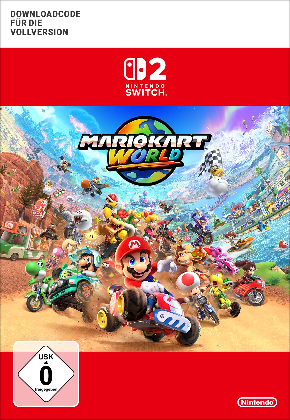 Mario Kart World Standard | Nintendo Switch 2 - Cod descărcabil