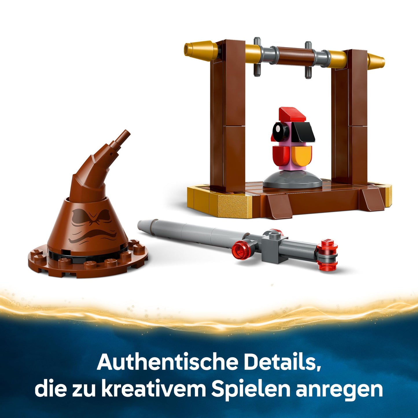 LEGO Harry Potter Fawkes: Dumbledore's Phoenix Toy with Sorting Hat, Gryffindor Sword & Baby Fawkes - Birthday Gift for Girls and Boys Ages 8 and Up - 76448