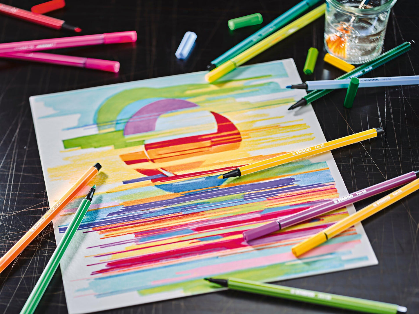STABILO - Premium felt-tip pen - Pen 68 - ARTY - pack of 30 - EO6830-1-20