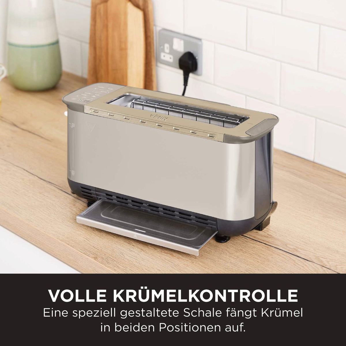Ninja Foodi 3-in-1 Toaster, Elektrogrill cu capac, ST202EUSTGD