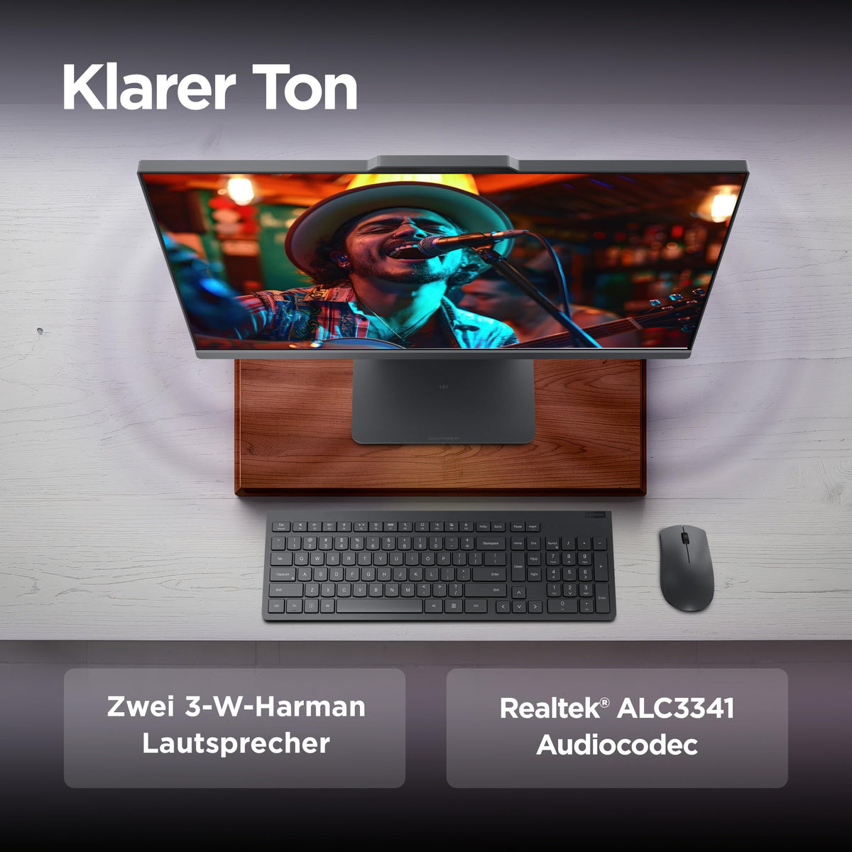 Lenovo IdeaCentre All-In-One | 23.8" FHD Display | Ryzen 7 250 | 16GB | 1TB - F0JC001DGE