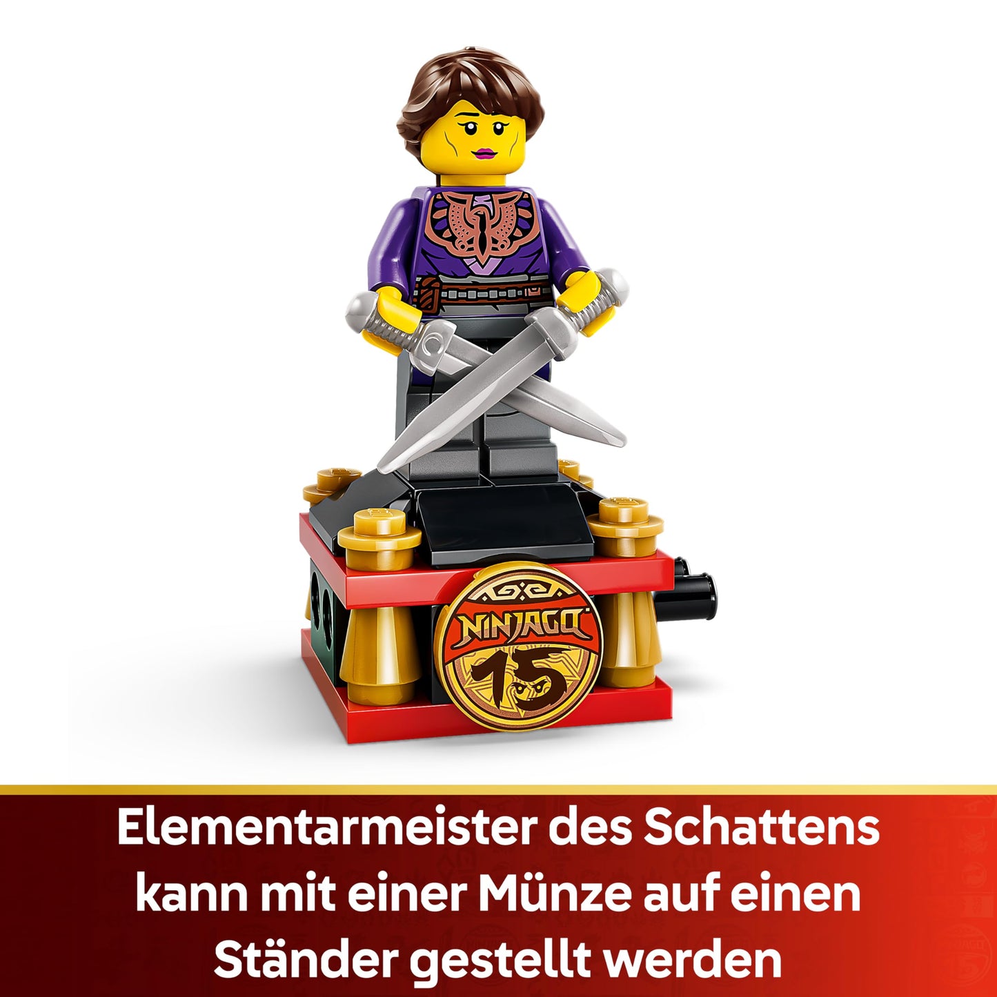 LEGO NINJAGO 15th anniversary: X-1 Ninja Supercar - racing car model construction with motorcycle and 3 minifigures including Kai - gift idea for boys aged 14 and over and adult fans - 71867