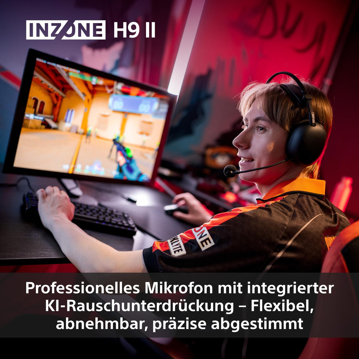 Sony INZONE H9 II Căști de gaming wireless cu anulare a zgomotului - WHG910NW.CE7
