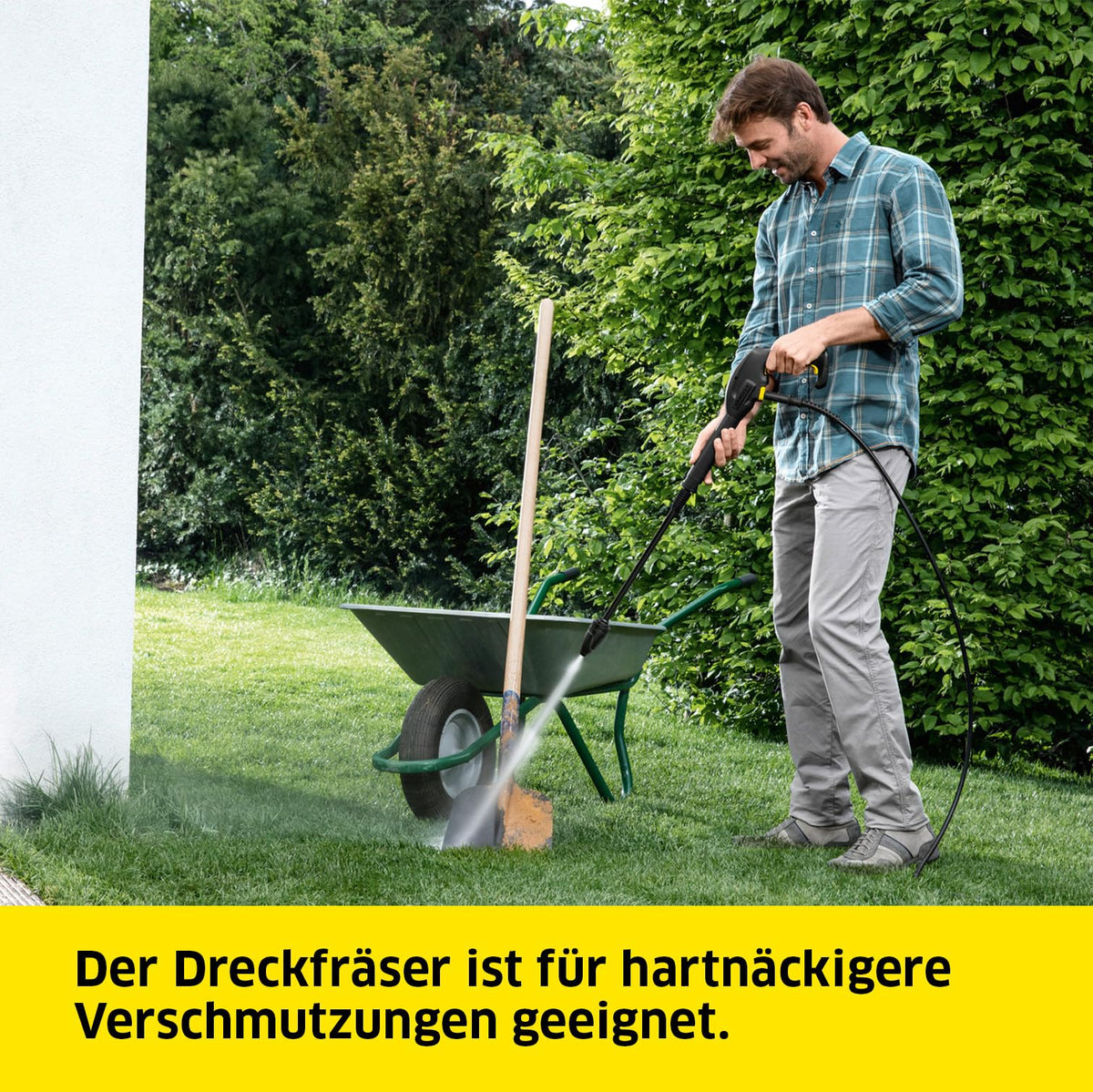 Kärcher High Pressure Cleaner K 2 Universal Edition Home, Pressure: max. 110 bar, Flow rate: 360 l/h, Area: 20 m²/h, Water filter, Weight: 3.8 kg, High-pressure hose and gun, Dirt blaster, Home Kit - 1.673-006.0