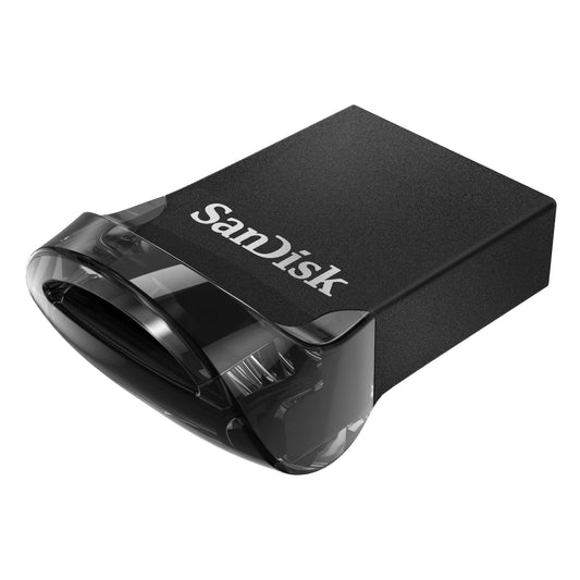 SANDISK Ultra Fit USB 3.2 Flash Drive 64GB (For Laptops, Game Consoles and Car Audio Systems, Plug and Stay, 300MB/s Read, RescuePRO Deluxe Software) - SDCZ430-064G-G46