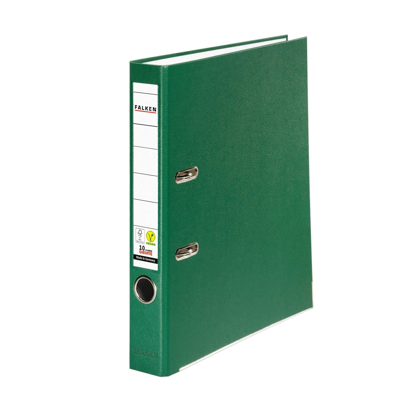 FALKEN 5x PP-Color plastic folder 5 cm narrow DIN A4 green - 15047934