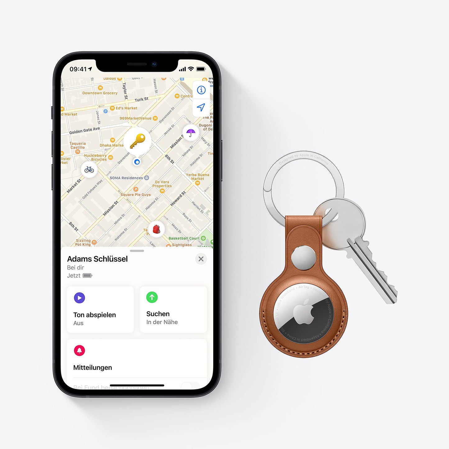Apple AirTag (1st Generation) Pack of 4 - Find and keep track of your things: keys, wallets, luggage, backpacks and more. Easy to set up with iPhone or iPad. Replaceable battery - MX542ZM/A