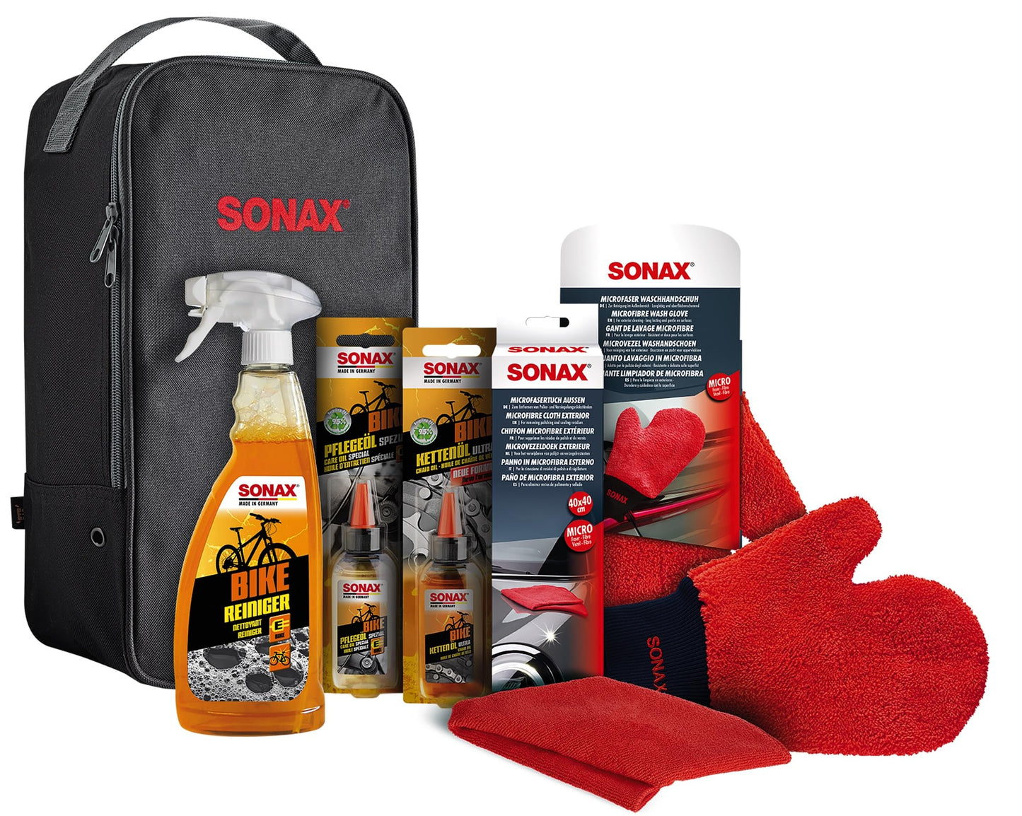 SONAX BIKE set with bag - 07687000