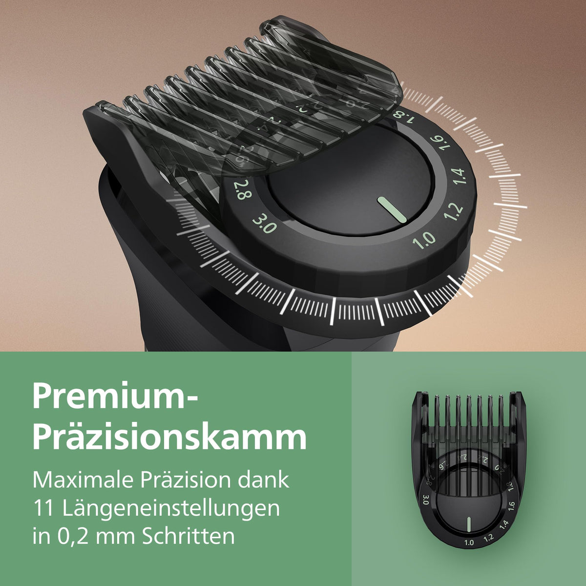 PHILIPS Multigroom 7000 pentru bărbați - All-in-One, trimmer de barbă și mașină de tuns cu 19 piese pentru față, cap și corp, lame autoascuțite, 26 de setări de lungime (0,5-20 mm), MG7962/30