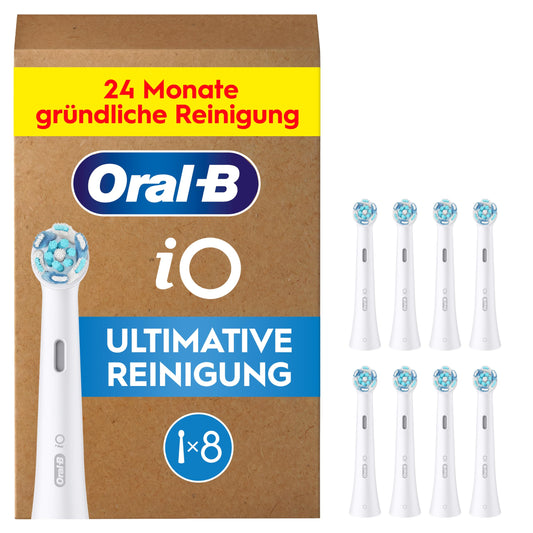 Oral-B iO Perii de schimb curățare ultimativă, alb, 8 bucăți - 4210201434818