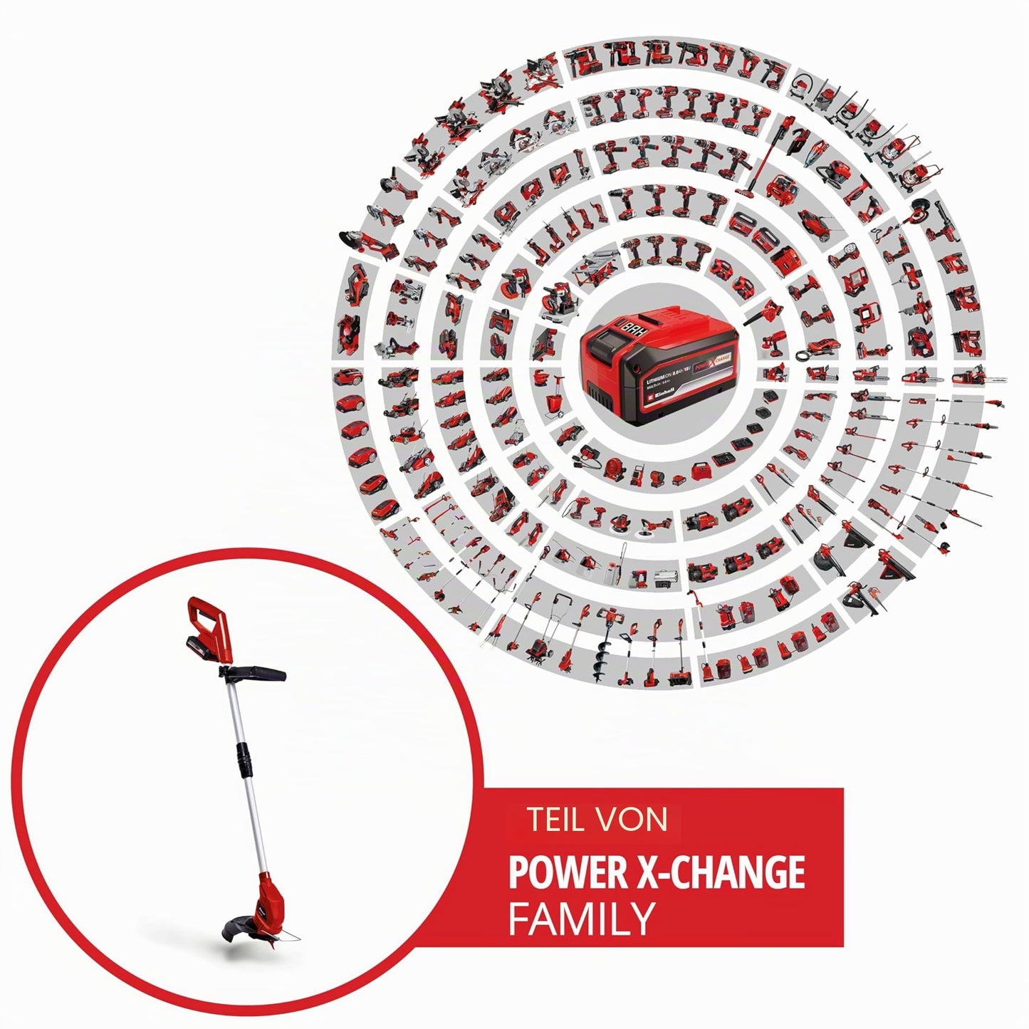 Einhell cordless grass trimmer GC-CT 18/24 Li Power - 3411125