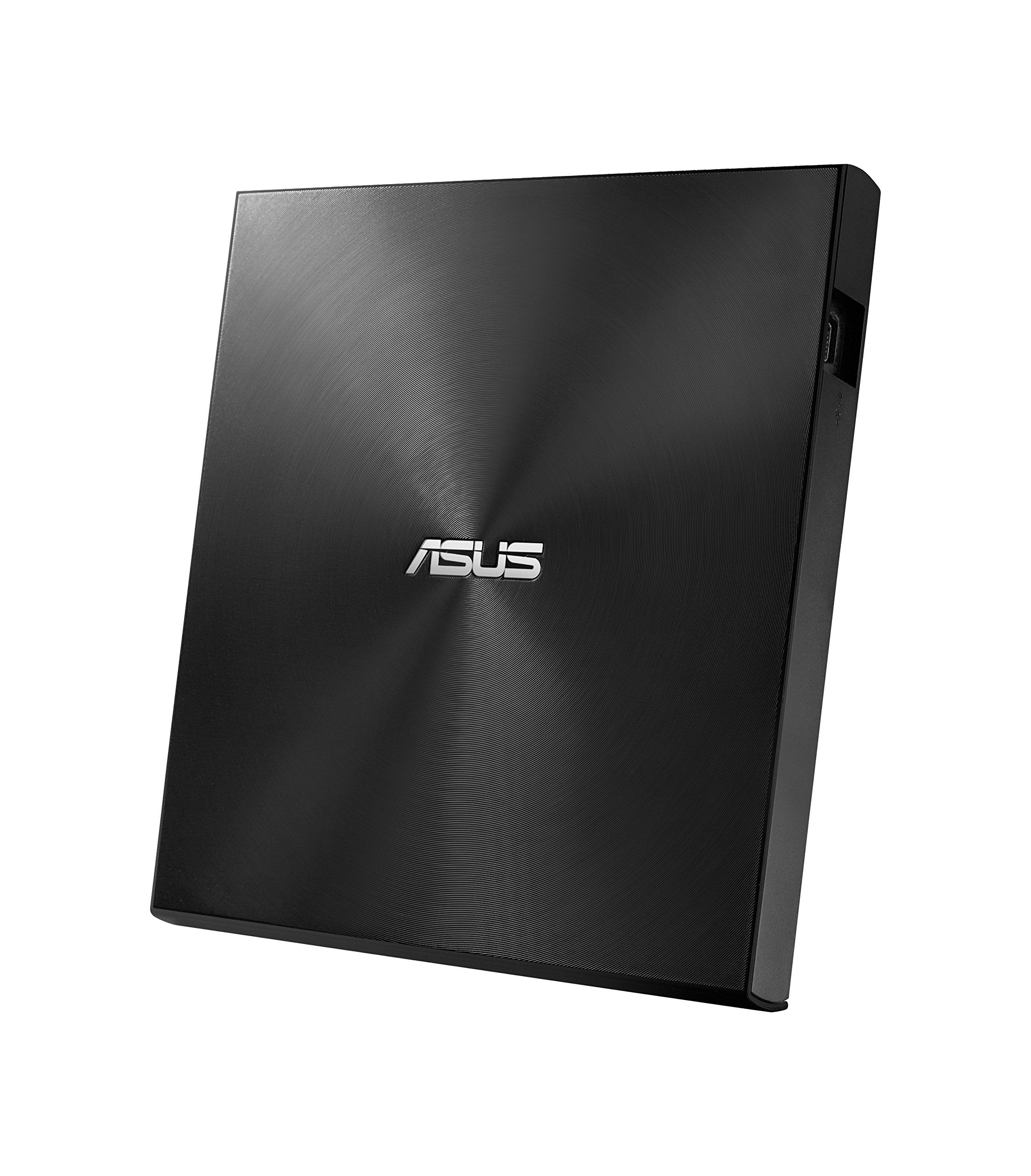 Asus ZenDrive U9M external DVD burner (for Apple MacBook & Windows PCs/Notebooks, incl. USB-C cable, burning software & Nero backup app, M-Disc support, USB 2.0) Gold - SDRW-08U9M-U/BLK/G