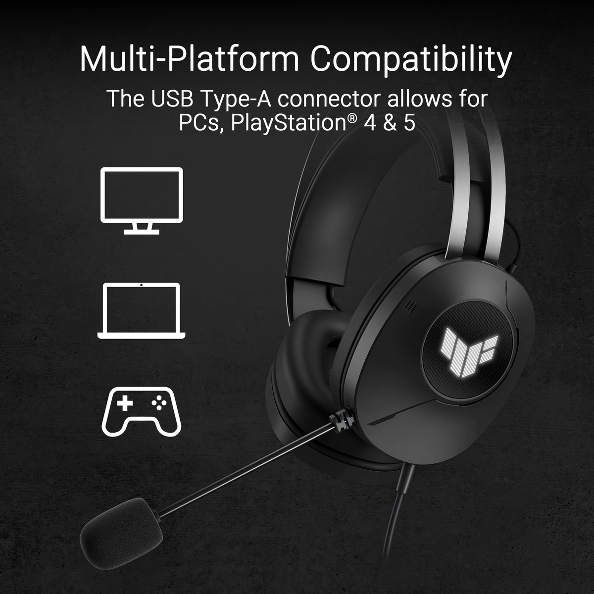 ASUS TUF Gaming H1 Gen II wired Gaming Headset - 90YH044B-BHUA00